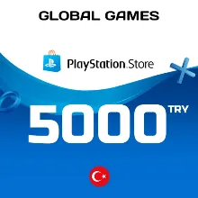 Карта PlayStation PSN 5000 TRY Турция КОД ПОПОЛНЕНИЯ