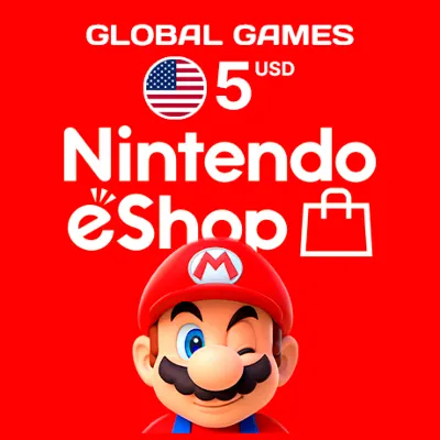 NINTENDO eSHOP $5 USD США КАРТА ПОПОЛНЕНИЯ