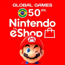 NINTENDO eSHOP 50 BRL Бразилия КАРТА ПОПОЛНЕНИЯ