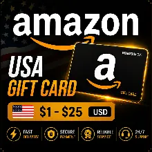 Подарочная карта Amazon USA — быстрая доставка