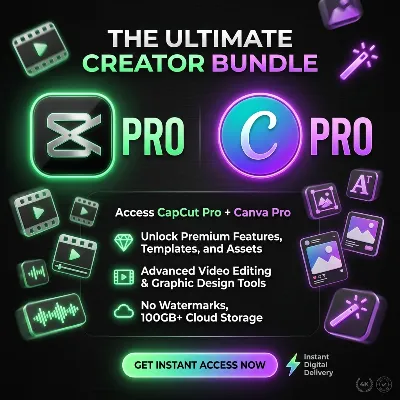 CapCut Pro (7 Дней / 1 Месяц) + Canva Pro (1 Год) | Мгновенная доставка | Глобаль - irongamers.ru