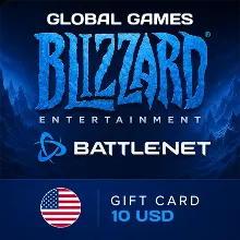 Карта Blizzard 10$ USD (Battle.net) США