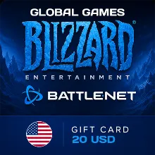 Карта Blizzard 20$ USD (Battle.net) США