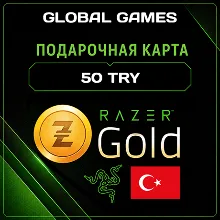 Razer Gold 50 TRY Турция КАРТА ПОПОЛНЕНИЯ