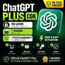 ChatGPT Plus БЕЗ ВХОДА В АККАУНТ | 1 Месяц | НА ВАШ АККАУНТ | CDK