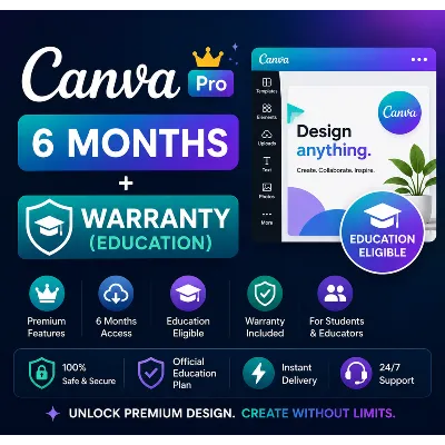 Canva Pro 6 months + Warranty (Education) - irongamers.ru
