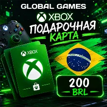 Xbox Gift Card 200 BRL Бразилия Карта Пополнения