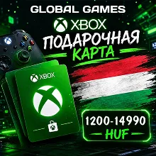 Xbox Gift Card 1200-14990 HUF Венгрия Карта Пополнения