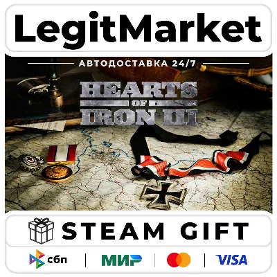 Hearts of Iron III / Steam АВТО / РУ + МИР - irongamers.ru