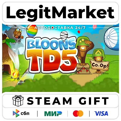 Bloons TD 5 / Steam АВТО / РУ + МИР - irongamers.ru