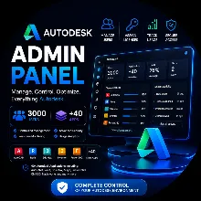 Panel Admin Autodesk Edu 3000 utilisateurs |+40 app