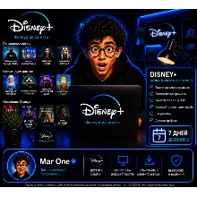 Disney Plus Trio Premium – 12 Months Shared Access High-Quality Account | Warranty