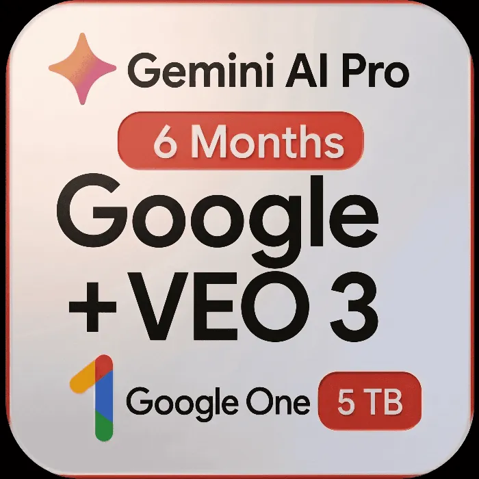 Google AI Pro на 6 месяцев · Antigravity · Gemini 3.5 + Veo + 5 ТБ · Ссылка на подаро