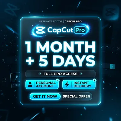 CapCut Pro | 1 месяц + 5 дней  | На вашем личном аккаунте - irongamers.ru
