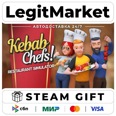 Kebab Chefs! - Restaurant Simulator / Steam АВТО / РУ + МИР - irongamers.ru