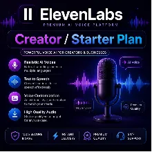 План ELEVENLABS для создателей/стартовых пользователей