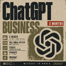 ⭐ ChatGPT Business Codex | Тариф $100/ме | 2 бизнес-аккаунта | Полный доступ на 2 мес