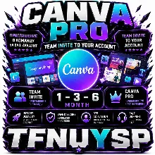 Приглашение в команду Canva Pro на 1, 3 или 6 месяцев — OTO + ПОДАРОК