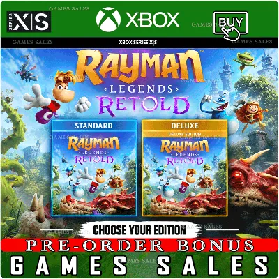 RAYMAN LEGENDS RETOLD+ВСЕ ИЗДАНИЯ XBOX|XS ПРЕДЗАКАЗ+БОНУСЫ+АВТО - irongamers.ru