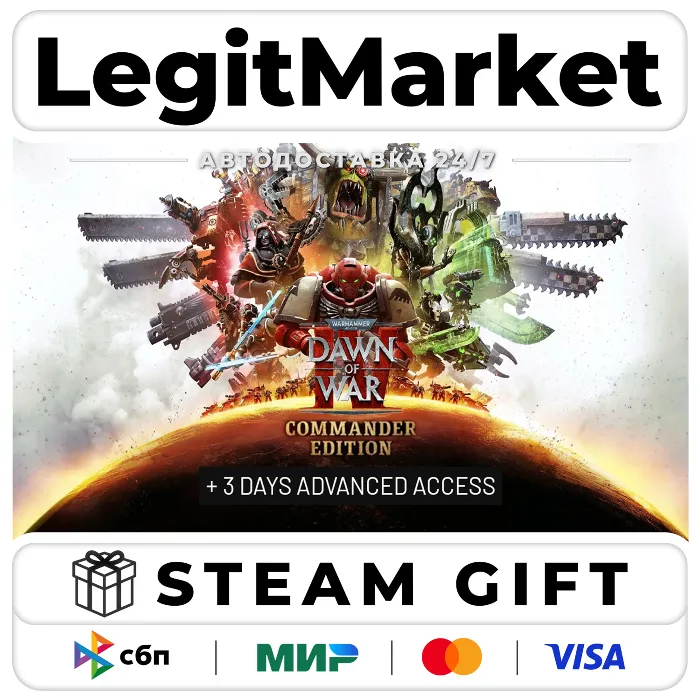 Warhammer 40,000: Dawn of War IV Commander Edition · Steam АВТО · РУ + МИР