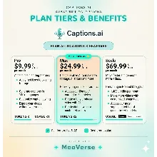 ✅ CAPTIONS.AI PRO/MAX/SCALE SUBSCRIPTION 1 MONTH | FAST, CHEAP AND WARRANTY ⚡