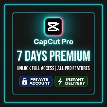 CapCut Pro | 7 дней | Официальная премиум подписка | Приватный аккаунт