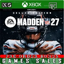 EA SPORTS™ MADDEN NFL 27 DELUXE + LIMITED TIME BONUS XBOX SERIES X|S ПРЕДЗАКАЗ