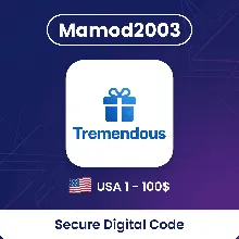 Предоплаченная карта Tremendous USA (USD) 1 - 50$