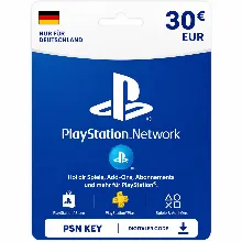 PlayStation Network Card 30 EUR (DE) PSN Key GERMANY