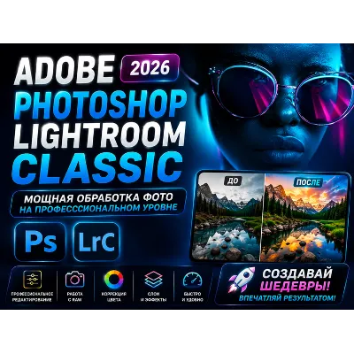 Adobe Creative Cloud Photography Plan 12 месяцев | Photoshop + Lightroom + Lightroom - irongamers.ru