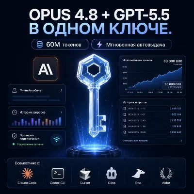 GPT 5.6 + Fable 5 в одном API-ключе 60M токенов - irongamers.ru