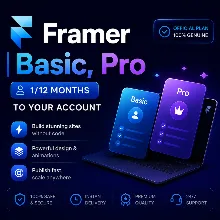 Framer Basic & Pro | 1–12 месяцев | Полное право собственности и безопасный доступ