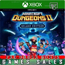 MINECRAFT DUNGEONS II DELUXE EDITION XBOX|XS+PC WIN ПРЕДЗАКАЗ С БОНУСАМИ