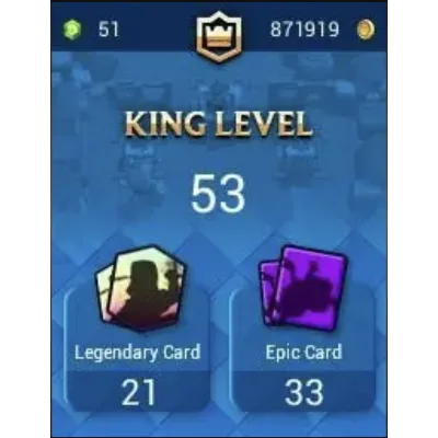 [3in1] / CR - BS - COC | 53 LVL | 10003 Trophies | ARENA - Lumberlove Cabin | 14 KING - irongamers.ru