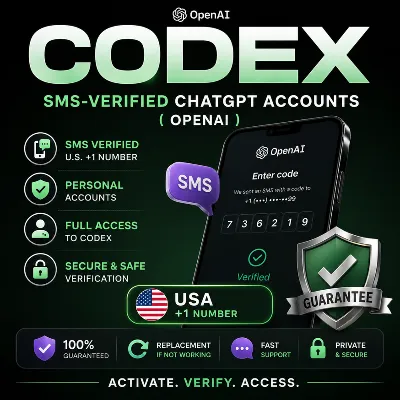 CODEX | СМС-ВЕРИФИЦИРОВАННЫЕ CHATGPT (OPENAI) | ЛИЧНЫЕ | ГАРАНТИЯ - irongamers.ru
