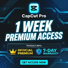CapCut Pro | Недельная подписка | Официальная премиум подписка | Приватный аккаунт