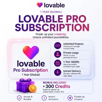 Lovable — Приватный — 1 месяц — Lite Pro Plan - irongamers.ru