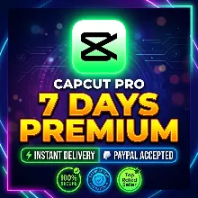 CapCut Pro | 7 дней | Приватный аккаунт | Мгновенная доставка | Оплата через PayPal