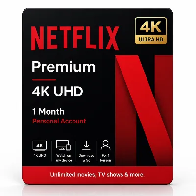 Netflix Premium 4K UHD – 1 Month Personal Account - irongamers.ru