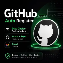 Аккаунт GitHub Авторег | 30.07-26.03 | АВТОВЫДАЧА | аватарка+репо | Gmail домен