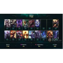 Автовыдача • LoL • 1622 уровень • 659 скинов • 181 чемпион • Emerald IV