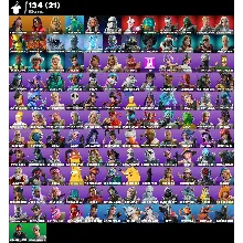 Мгновенный доступ • FN (все платформы) • 134 skins • 1150 VB • Полный доступ