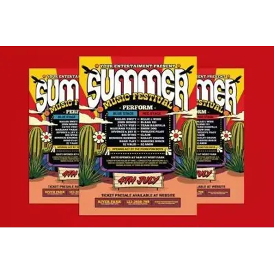 Summer Music Festival PSD Template - irongamers.ru