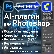 PH-CU-S Photoshop Plugin — Local AI Image Generation Without Cloud Services