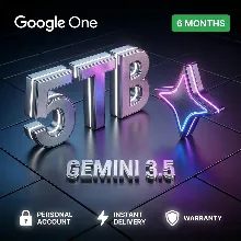 Google AI Pro (5 TB Storage + Gemini 3.5/ Veo 3.1/ Omni) 6 месяцев Подписка