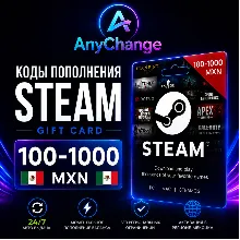 STEAM GIFT CARD 100-1000 MXN [MX] | STEAM TOP-UP CODES | STEAM WALLET CODE | 24/7 AUT
