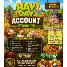 Аккаунт Hay Day | Предметы высокого уровня и редкие предметы