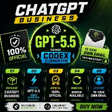 OFFICIAL ChatGPT Business Access | GPT & Codex Included | Renewal Available