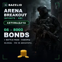 Arena Breakout: Infinite — Bonds, боевой пропуск и наборы по ID аккаунта