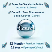 Canva Pro 12 Month | To Your Account | INSTANT ACTIVATION